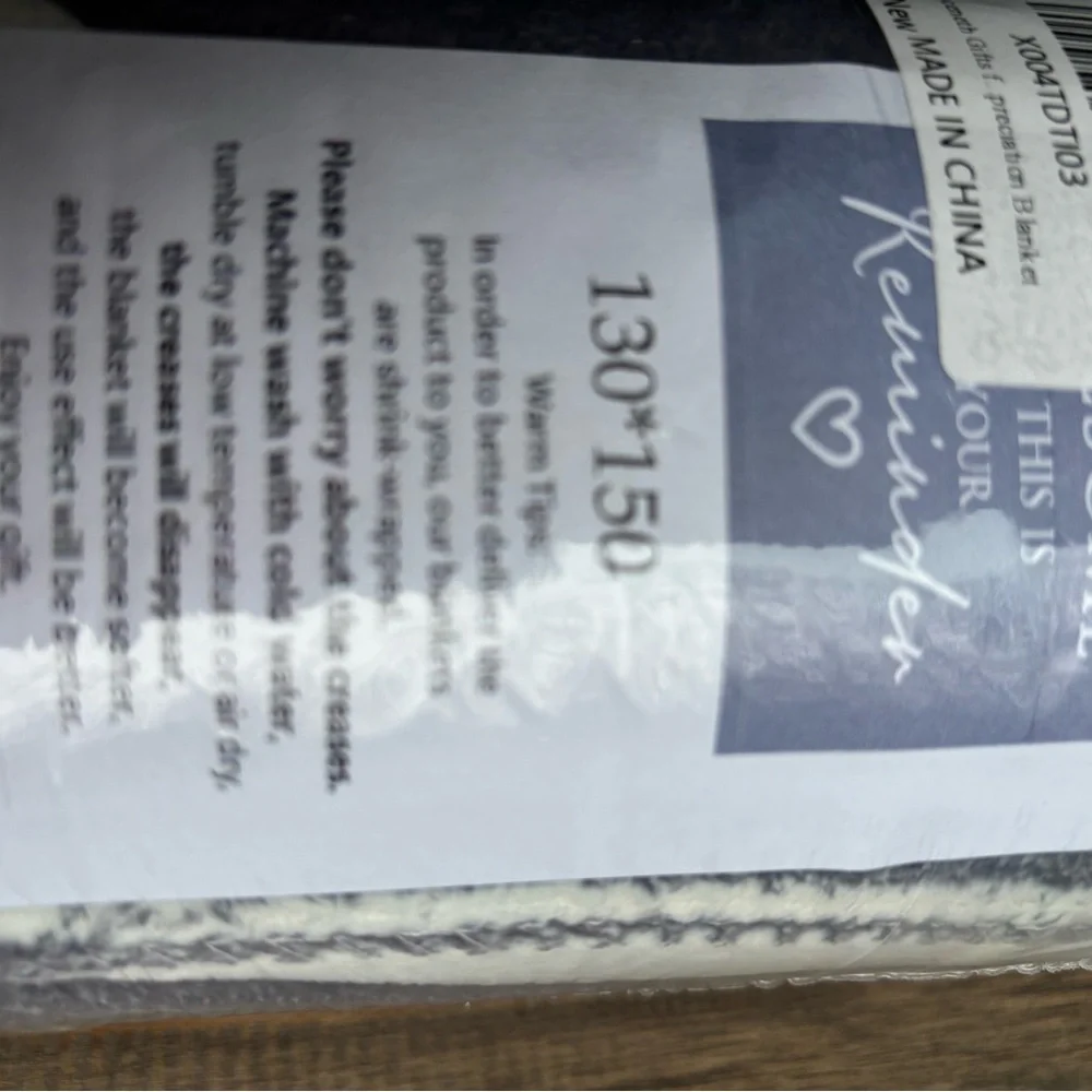 Awesome reminder blanket